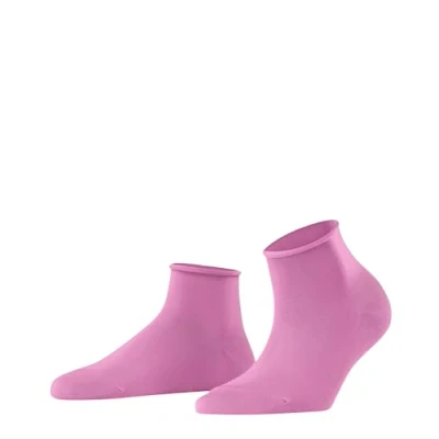 Image of FALKE Women&#039;s Cotton Touch W Sso Thin Plain 1 Pair Socks, Red Lipstick 8350, 2.5 5
