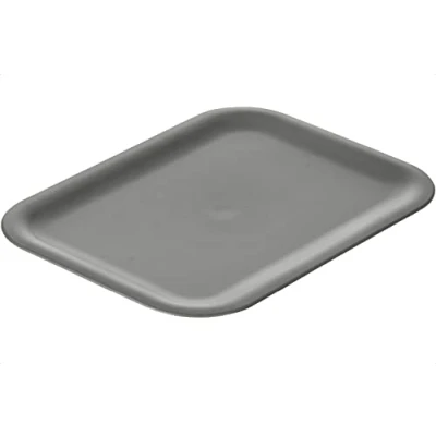 Image of SmartStore Recycled Plastic Storage Basket lid Taupe One size Fits Baskets: 6L, 10L, 13L Stackable and Nestable L38 x W28 H1 cm