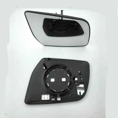 Image of Clip on Heated Base Wing Mirror Glass fits Ford Ranger 2012 to 2018 Right Driver Side