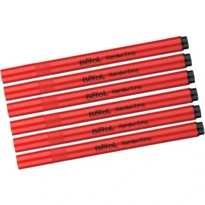 Image of Berol Handwriting Pen Stick 6 Black
