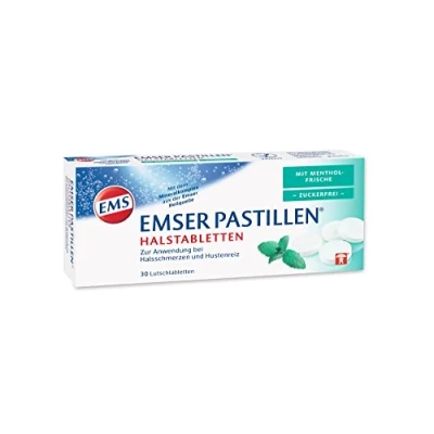 Image of EMSER Pastillen Halstabletten mit Menthol zuckerfrei, 30 pcs. Tablets