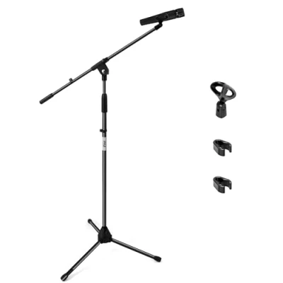 Image of Pyle Pro PMKS3 Tripod Microphone Stand with Boom