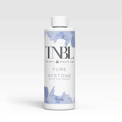 Image of TNBL 100% Pure Acetone Nail Polish Remover UV/LED Gel Soak Off (100ml) Off/Remove Polish, Acrylic Nails, Extensions