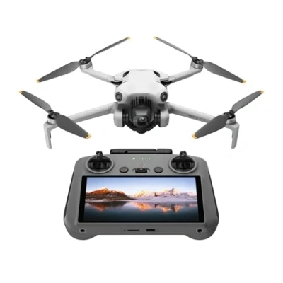 Image of DJI Mini 4 Pro (DJI RC 2), Folding Drone with 4K HDR Video Camera for Adults, Under 0.549 lbs/249 g, 34 Mins Flight Time, 20 km Max Transmission Distance, Omnidirectional Vision Sensing