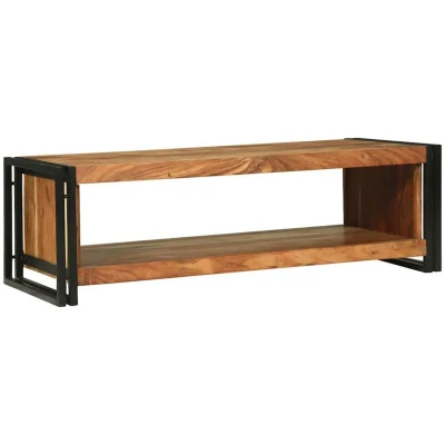 Image of vidaXL Coffee Table 120x50x38 cm Solid Wood Acacia