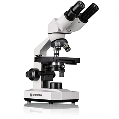 Image of Bresser Microscope Erudit Basic Bino 40 400x Binocular with Smartphone Holder