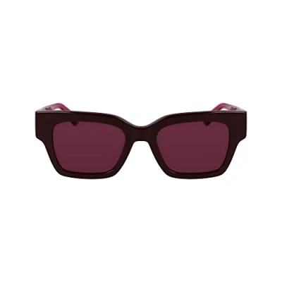Image of Calvin Klein Jeans Unisex Sunglasses, Size: 52, Burgundy