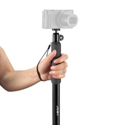 Image of JOBY Compact 2 in 1 Monopod Black, Black