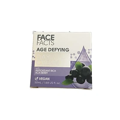 Image of Face Facts Age Defying Day cream with antioxidant Rich Acai berry 50ml