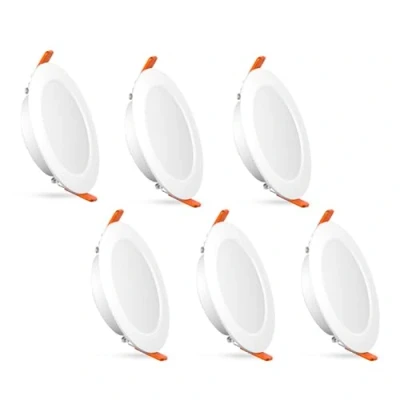 Image of paul russells Bathroom Spot Lights Ceiling, 6W Led Round Panels 3 CCT Light, 600LM, 3000K,4000K,6500K, Downlights spotlights for Panel Lighting (Non Dimmable), 6 Packs
