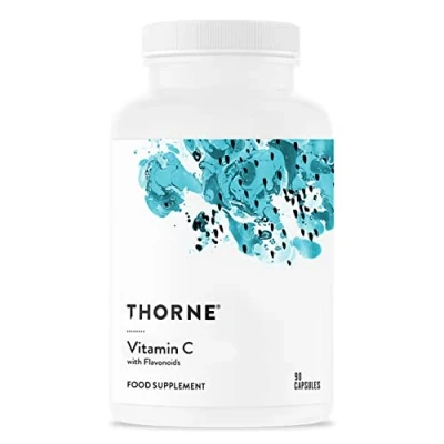 Image of Thorne Vitamin C with Flavonoids Blend of and Citrus Bioflavonoids from Oranges 90 Capsules