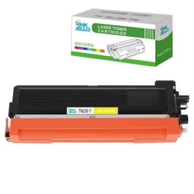 Image of InkJello Compatible Toner Cartridge Replacement for Brother DCP 9010CN HL 3040CN 3070CW MFC 9120CN 9320CW TN230Y (Yellow)