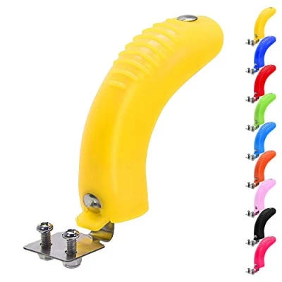 Image of OTFAITP Rear Brake Pads of Scooter Replacement for Micro Mini/3in1 Deluxe Series 3 Wheel (Yellow)