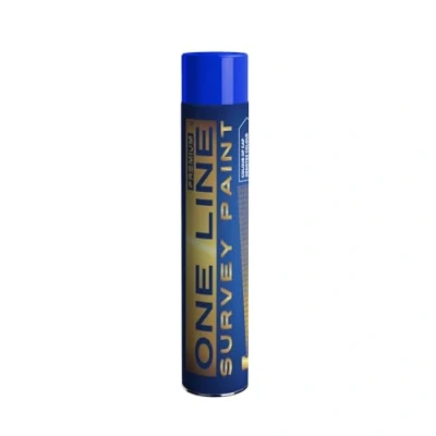 Image of Line Marker Survey Spray Paint, 750ml Can, Covers up to 100m (Blue)
