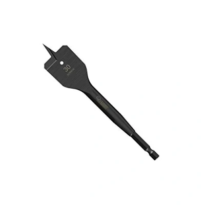 Image of 1 x SabreCut SCRIW30_1 30mm 152mm Impact Rated Flat Wood Spade Bit Compatible with Bosch Dewalt Makita Milwaukee and Many Others