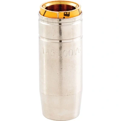Image of Abicor Binzel 145.0076 Gas Nozzle for Welding Torch, Conical, 15 mm x 22 Diameter, 57 Length (Pack of 10)