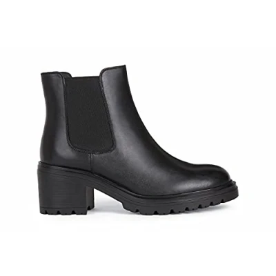 Image of Geox Women&#039;s D Damiana G Ankle Boots, Black, 7 UK