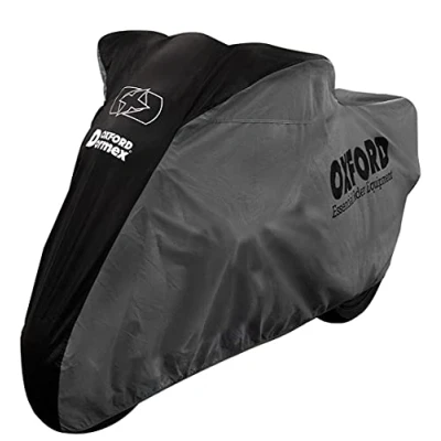 Image of Oxford CV404 Dormex Indoor Motorcycle Cover XL, Black Grey