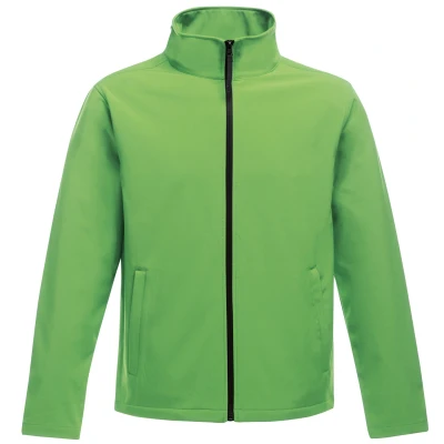 Image of Regatta Standout Mens Ablaze Printable Softshell Jacket (Extreme Green/Black) Size 3XL