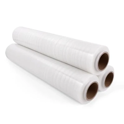 Image of Inoverse 3 Rolls Stretch Film, 21 Microns Transparent Wrap Cling 40 cm / 900 g Hand Film for Furniture &amp; Moving, Pallet Packaging on Roll, Moisture Water Proof Shrink
