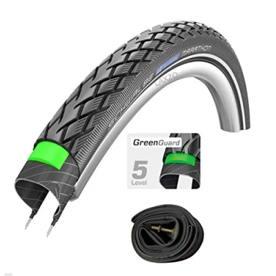 Image of Schwalbe Marathon HS 420 Wired Tyre Free Tube Presta 1 Pcs (ETRTO 47 559 (26 x 1.75 Inch))