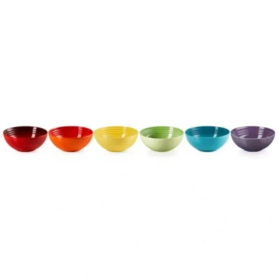 Image of Le Creuset Bowls Rainbow ø 16 cm / 650 ml 6 Pieces