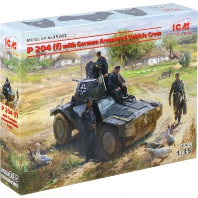 Image of ICM ICM35382 1:35 P 204 (f) with German Armoured Vehicle Crew