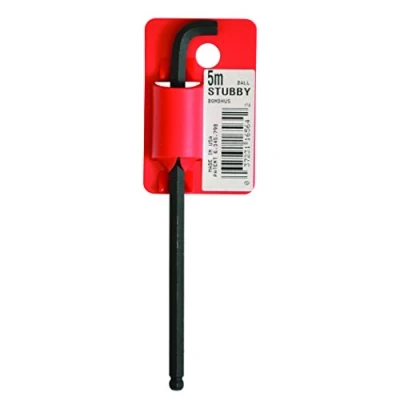 Image of BONDHUS, SBL5MM Stubby Long Series BALLEND HEX Key, 5MM, 16564