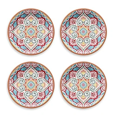 Image of Epicurean Set of 4 Rio Corte Melamine Dinner Plates