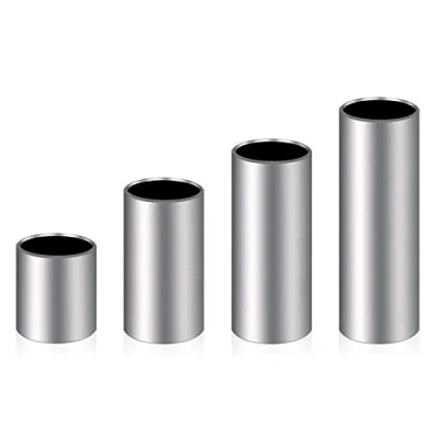 Image of Guitar Slide Set 4Pcs Stainless Steel Slide, Metal Professional for Bass and Other Instruments (4 Sizes)