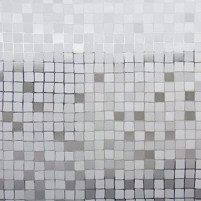 Image of d c fix Fensterfolie statisch haftend Glasfolie Sichtschutz UV Schutz Dekofolie Designfolie blickdicht Küche Bad Büro Fenster Trennwand Tisch static window stripes Globe 45 cm x 2m