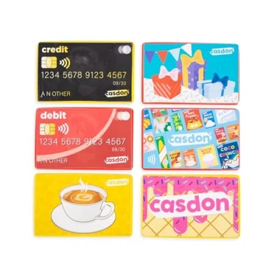 Image of Casdon Pretend Play Cards Set Realistic Credit &amp; Gift For Imaginative Children 3+ Teaches Financial Concepts!
