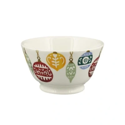 Image of Emma Bridgewater Christmas Baubles Small Old Bowl English Earthenware