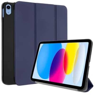 Image of TECHGEAR iPad 10, 10th Generation 10.9&quot; Smart Case Slim Tri fold Stand Cover with Corner Protection [Auto Wake/Sleep] for 2022 Navy Blue