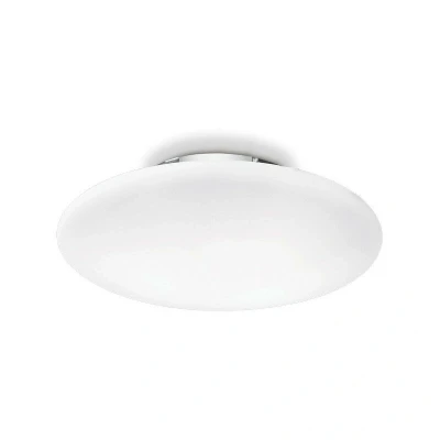 Image of Smarties Bianco 1 Light Indoor Small Flush White, E27
