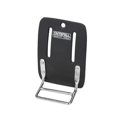 Image of Faithfull Black Leather Plier/Snips Holder for Tool Belt