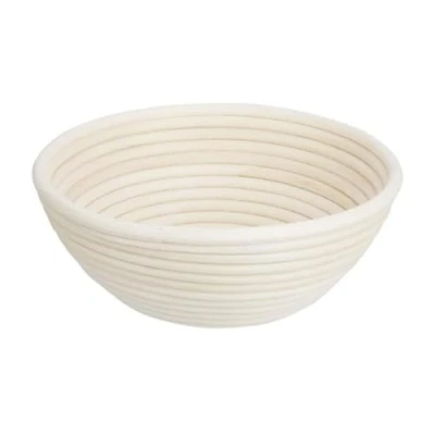 Image of Vogue Rattan Proving Basket Round 220x80mm