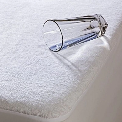 Image of Deep Fitted Water Proof Terry Towel Mattress Protector Anti Allergy,Breathable (Terry Towel, Super King)