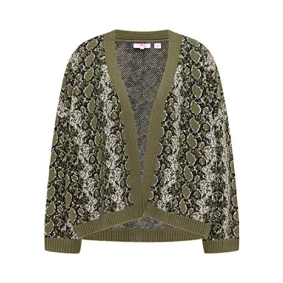 Image of OCY Women&#039;s Cardigan Sweater, Olive, XL/XXL
