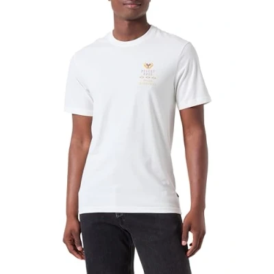 Image of ONLY &amp; SONS Men&#039;s Onsmanuel Life Reg Ss Desert Tee T Shirt, Cloud Dancer, XL