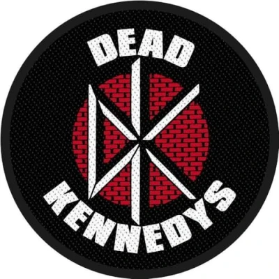 Image of Dead Kennedys Fabric Logo Design Patch (One Size) (Black)