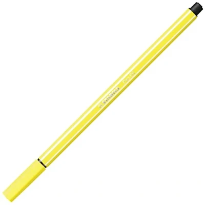 Image of Stabilo Pen 68 Yellow Marker Pens (Yellow, 1 mm, Yellow, 24 H, Based Ink d &#039;Water)