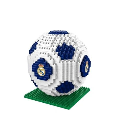 Image of FOCO Officially Licensed Real Madrid CF 3D BRXLZ Bricks Football Toy Model