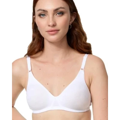 Image of Nur Die Women&#039;s Baumwoll Bh Bra, White (white 030), 40B