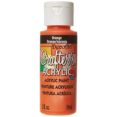 Image of DecoArt Acrylic Paint, Orange, 59ml