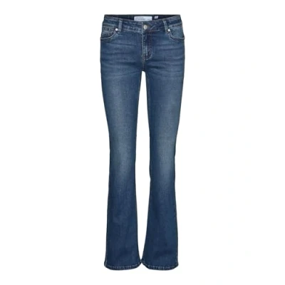 Image of Vero Moda Vmsylvia Bootcut jeans, Women&#039;s, Size: XSx32, Dark blue denim
