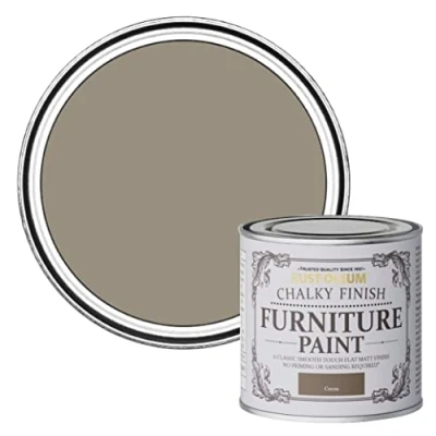 Image of Rust Oleum AMZ0025 Chalky Furniture Paint Cocoa 125ml
