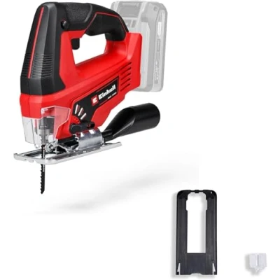 Image of Einhell Power X Change 18V Cordless Jigsaw Battery Powered Electric Saw To Cut Wood, Plastic And Metal TC JS 18 Li Solo Jig Tool Charger Not Included