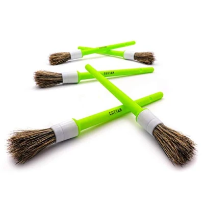 Image of Cottam Valet Detailing Brushes (0.5&quot; Brush Set) For Cleaning and Maintenance of Cars, Vans, Motorbikes Bicycles