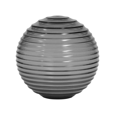 Image of Tacoma Ribbed Glass Shades Smoke